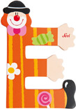 Sevi Lettre clown e en bois 8003444817410