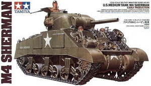 Tamiya Inc. Modèle à coller US medium tank m4 sherman (early prod.) 1/35 4950344996193