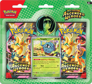 Pokémon Pokemon Mega Evolution 2.5 - ascended heroes - 2pk blister - Erika's Tangela 