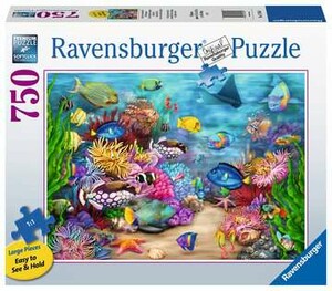 Ravensburger Casse-tête 750 Large La vie sur les récifs tropicaux 4005556174584