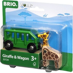 Brio Train Brio Train en bois Wagon Girafe 33724 7312350337242