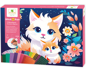 Sycomore stick'n fun - 5 mosaïques - animaux mignons 13517130014219