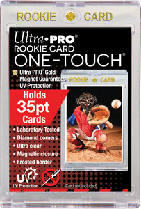 Ultra PRO Protecteurs de cartes One Touch 35pt fermeture magnétique Rookie Gold e 2-1/2" X 3-1/2" 074427852665