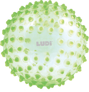 LUDI Balle sensorielle Verte 3550839327955