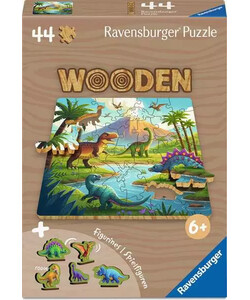 Ravensburger casse-tête Casse-tête 44 Pièces en bois - Dinosaures 4005555040842