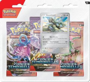 nintendo Pokemon Scarlet & Violet Temporal Forces - 3pk Blister Cyclizar (francais) *