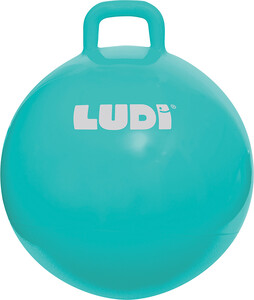LUDI Ballon sauteur XXL 55 cm bleu 3550833901045