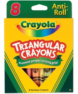 Crayola Crayons de cire triangulaire 8 (craies de cire) 071662200800