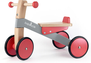 BAJO Bajo Tricycle En Bois (Bajocycle) Rouge 5906554209591