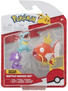 Pokémon Pokémon 2-3" Battle Figures Toxizap/Kaiminus/Magicarpe 191726399247