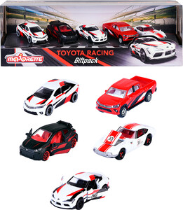 Majorette Majorette -Emballage cadeau TOYOTA Racing 5 pièces 3467452074640