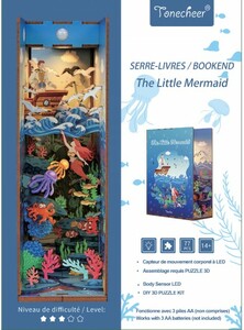 Jacarou Casse-tête 3D serres-livres little mermaid 731093611445