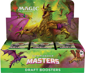 Wizards of the Coast MTG Commander Masters Draft Booster Box 195166217208
