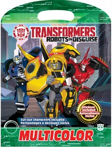 Imagine Publications Multicolor Transformers robots (fr/en) 9782897135614