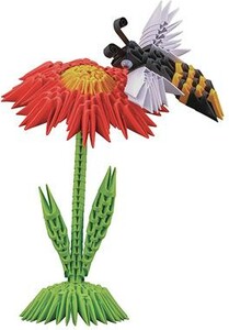 CreativaMente Creagami Fleur et abeille 243 pcs Origami 3D 8032591788144