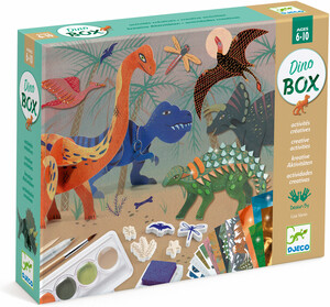Djeco Coffret multi-activités - Le monde des dinosaures 3070900093317