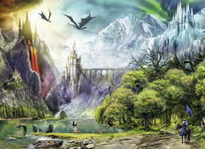 Ravensburger casse-tete Casse-tête 3000 Règne des dragons 4005556164622