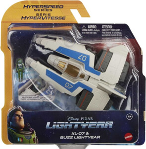 Mattel Lightyear - Vaisseau spatial Série HyperVitesse XL-07 et Buzz 194735069583