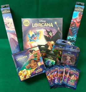 Lorcana Disney lorcana (EN) Mega combo pack - Shimmering Skies - 2 starter deck, 2 sleeve packs et 2 playmats, 1 Gateway, 1 Illumineer's trove, 6 Boosters *