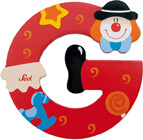 Sevi Lettre clown g en bois 8003444817434