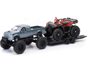 New-Ray Toys New Ray - Pick up tout terrain en métal moulé avec Polaris Sportsman XP1000 093577500868
