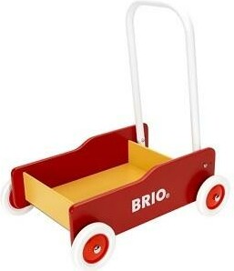 BRIO Brio Jouet 31350 Chariot de marche rouge et jaune 7312350313505