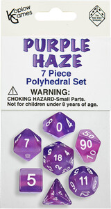 Koplow Games Dés d&d 7pc trois couleurs "Purple Haze" 018183194188