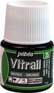 pébéo Peinture vitrail 45ml vert foncé 35 3167860098121
