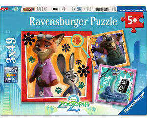 Ravensburger casse-tête Casse-tête 49x3 Disney Zootopie 4005555043690