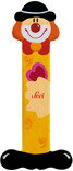 Sevi Lettre clown i en bois 8003444817458