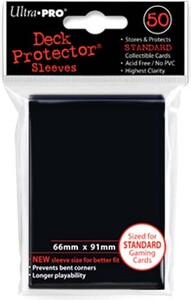 Ultra PRO Protecteurs de cartes mtg noir 50ct 074427826697