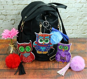 Jacarou Broderie diamant Sac Hiboux / Owls 750122797448