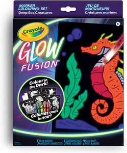 Crayola Ensemble glow fusion marker - Créatures des fonds marin 063652176905