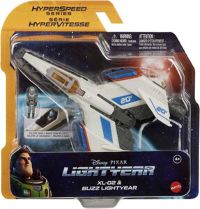 Mattel Lightyear - Vaisseau spatial Série HyperVitesse XL-02 et Buzz 194735069118