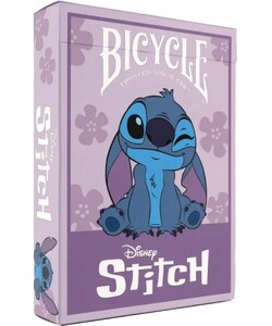 Bicycle Cartes à jouer - disney stitch purple 073854099582