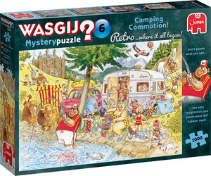 Jumbo Casse-tête 1000 Wasgij Retro Mystery #06 Troubles au camping 8710126250167
