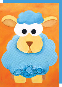 Staifany Gonthier Graphisme Carte fête Albêêêrt (mouton) 