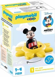 Playmobil Playmobil 71321 1.2.3 et Disney: Hochet avec fonction en forme de soleil de Mickey et Minnie 4008789713216