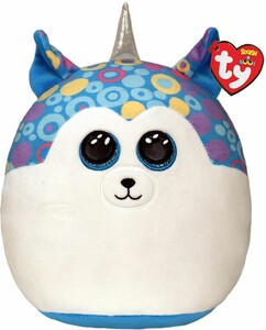 Ty Beanie squishies (14") - helena - blue husky 008421391974
