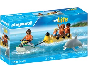 Playmobil Playmobil 71905 Scooter des mers, banane tractee & 4 personnages 4008789719058