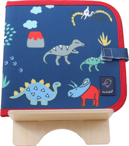 Jaq Jaq Bird Jaq Jaq Bird Livre à colorier dinosaures + 4 crayons Butterstix (fr/en) 650726210025