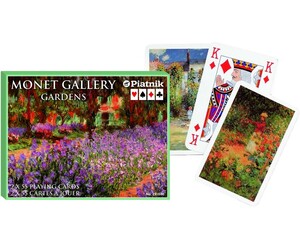 Piatnik Cartes à jouer jardins de Monet 9001890210846