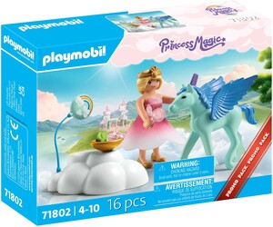Playmobil Playmobil 71802 Princesse et poulain aile, nuage et accessoires 4008789718020
