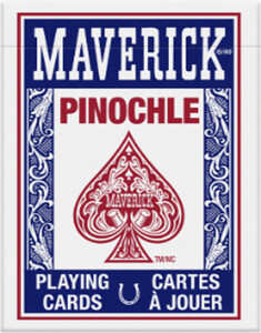 Bicycle Cartes à jouer maverick pinochle 48 cartes standard index 