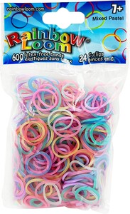 Rainbow Loom Élastiques à bracelet Pastel 812317021339