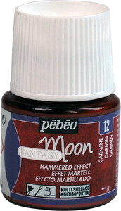 pébéo Peinture à effet martelé Fantasy Moon 45ml carmin 12 3167860098596