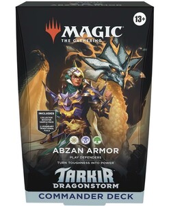 Wizards of the Coast MTG tarkir dragonstorm commander deck Abzan Armor MTG