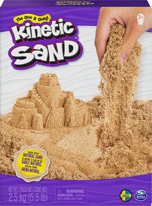 Kinetic Sand Kinetic Sand - Sable en boîte 5,5 lb - Brun (sable cinétique) 778988368893
