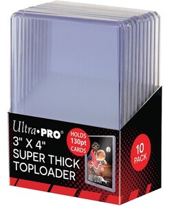 Ultra PRO topload 3x4 130pt box 10ct 074427823276