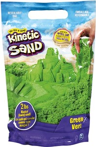 Kinetic Sand Kinetic Sand Recharge 2lbs vert (sable cinétique) 778988560570
